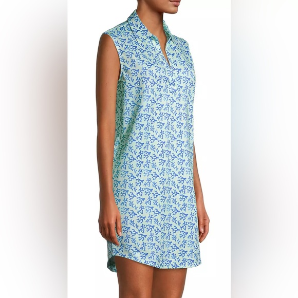 NWT Vineyard Vines Performance Coral Lucaya Dress - Picture 4 of 9